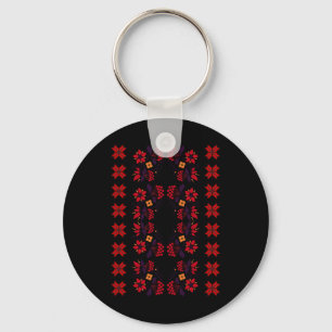 Ukrainian Embroidery Vyshyvanka Ethnic Key Ring
