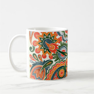 Ukrainian Ethnic Flower, Hand-Drawn Marker. Coffee Mug