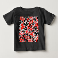 Ukrainian ethnic folk art floral pattern absrtact 