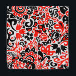 Ukrainian ethnic folk art floral pattern absrtact  bandana<br><div class="desc">Folklore pattern with Ukrainian flag colours blue and yellow</div>