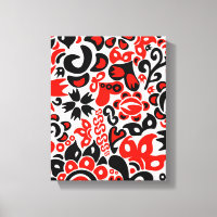 Ukrainian ethnic folk art floral pattern absrtact 