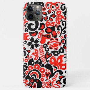 Ukrainian ethnic folk art floral pattern absrtact iPhone 11 pro max case