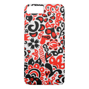 Ukrainian ethnic folk art floral pattern absrtact  iPhone 8 plus/7 plus case