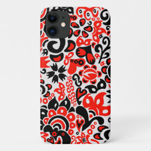 Ukrainian ethnic folk art floral pattern absrtact iPhone 11 case
