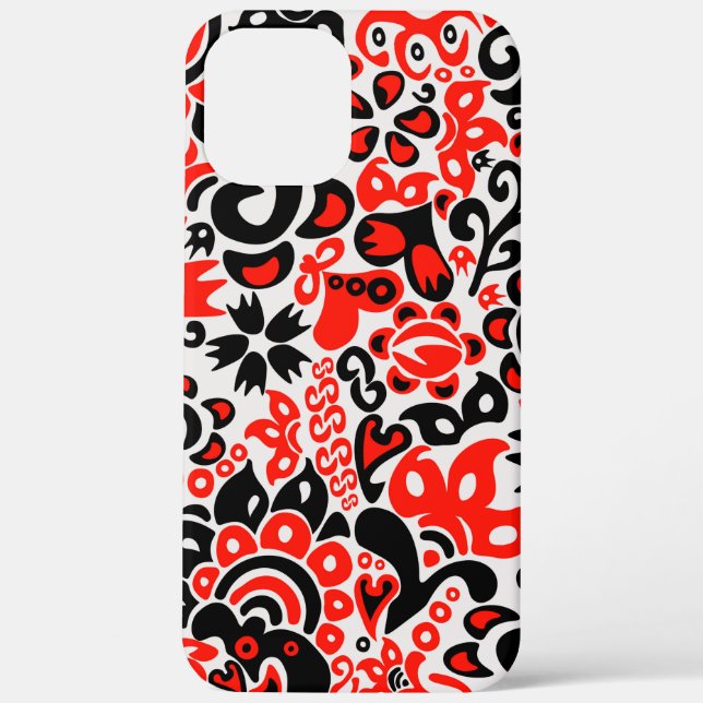 Ukrainian ethnic folk art floral pattern absrtact  Case-Mate iPhone case (Back)