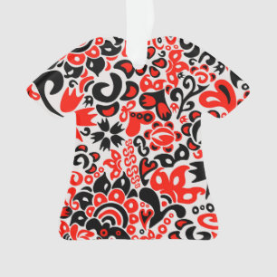 Ukrainian ethnic folk art floral pattern absrtact  ornament