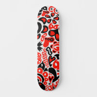 Ukrainian ethnic folk art floral pattern absrtact