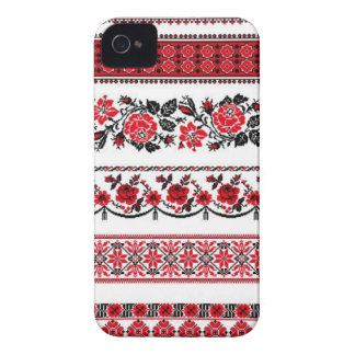 UKrainian ethnic pattern Case-Mate iPhone 4 Case