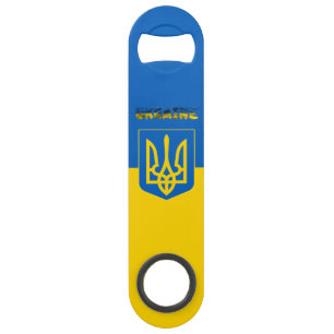 Ukrainian flag-coat of arms