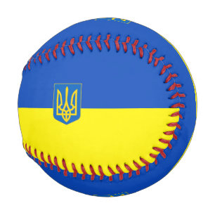 Ukrainian flag-Coat of arms Baseball