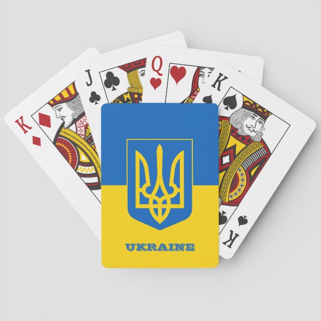 Ukrainian Flag Games, Ukraine Playing Cards (Back)
