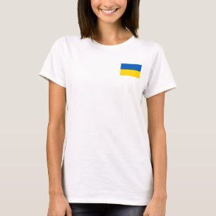Ukrainian flag. I stand with Ukraine. T-Shirt