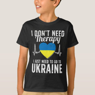 Ukrainian Flag I Ukraine Flag I Vacation Ukraine T-Shirt
