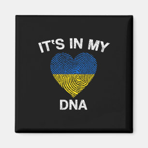 Ukrainian Flag It's In My Dna Ukraine Flag  Magnet