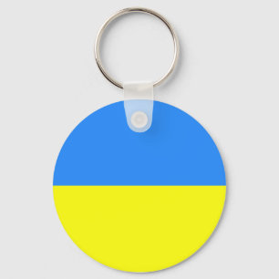 Ukrainian Flag Key Ring