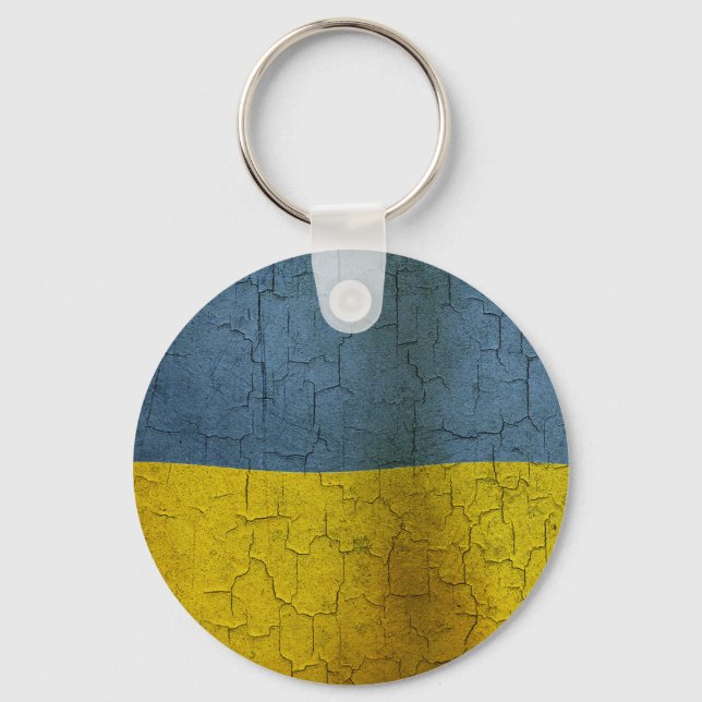 Ukrainian flag key ring (Front)