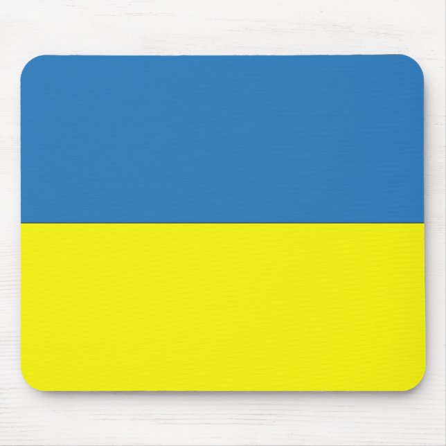 Ukrainian Flag Mouse Mat (Front)