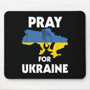 Ukrainian Flag National Ukraine Ukrajina Cool Desi Mouse Mat