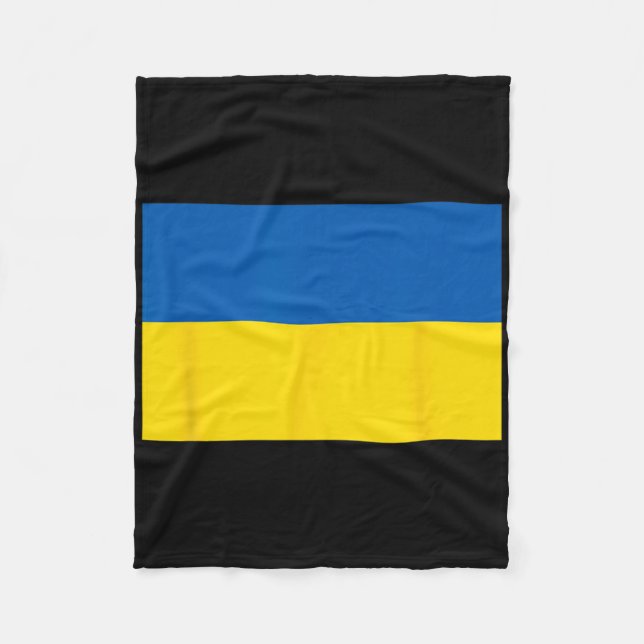Ukrainian Flag Of Ukraine 2  Fleece Blanket (Front)