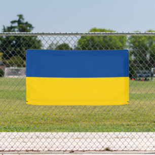 Ukrainian flag of Ukraine custom banner sign
