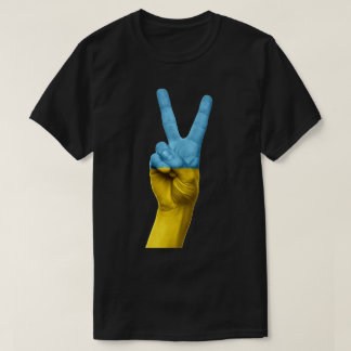 Ukrainian Flag Peace Solidarity T-Shirt