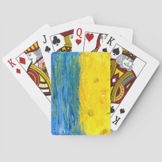 Ukrainian Flag Playing Cards