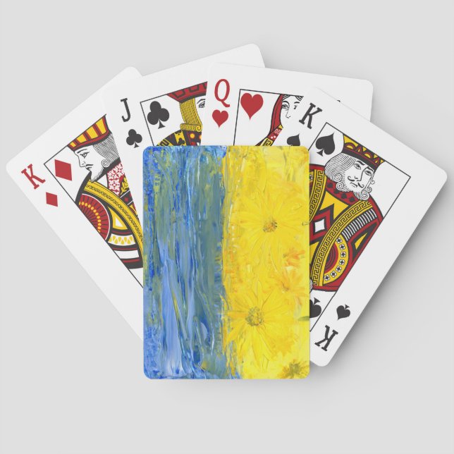 Ukrainian Flag Playing Cards (Back)