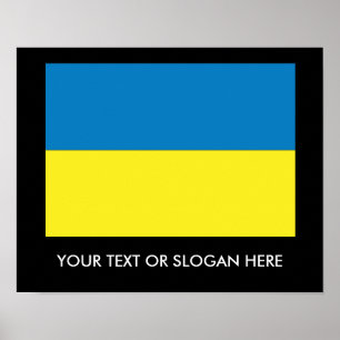 Ukrainian Flag Poster