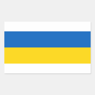 Ukrainian Flag Rectangular Sticker