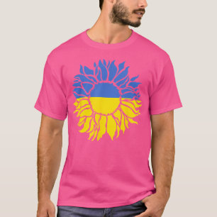 Ukrainian Flag Shirt - Ukrainian Emblem  Ukraine F