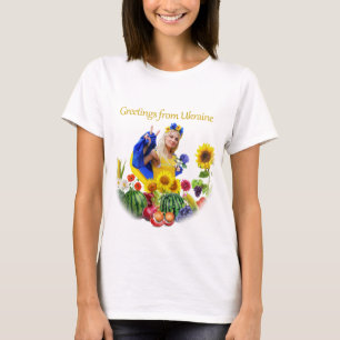 Ukrainian flag stay with Ukraine glory to Ukraine T-Shirt