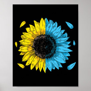 Ukrainian Flag Symbol Tryzub Love Support Ukraine  Poster