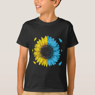 Ukrainian Flag Symbol Tryzub Love Support Ukraine T-Shirt