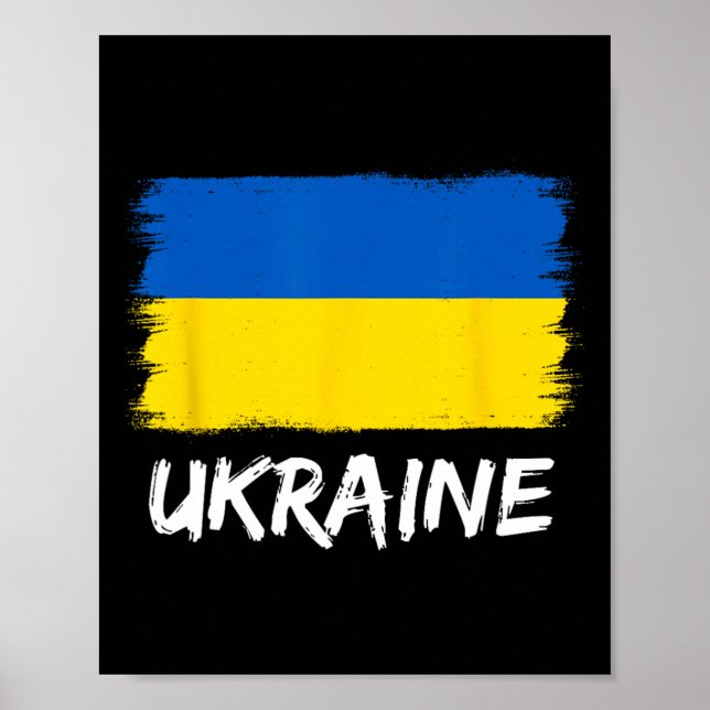 Ukrainian Flag Ukraine 3  Poster (Front)