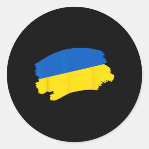 Ukrainian Flag Ukraine 5 Classic Round Sticker