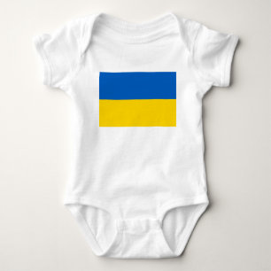 Ukrainian Flag (Ukraine) Baby Bodysuit