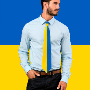 Ukrainian Flag & Ukraine business, patriot /sports Tie