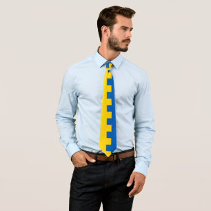 Ukrainian Flag & Ukraine business, travel /sports Tie