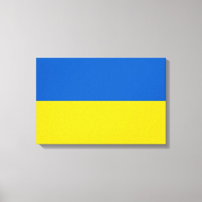 Ukrainian Flag (Ukraine) Canvas Print (Front)