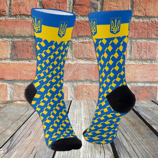 Ukrainian flag & Ukraine Flag fashion wear /sports Socks (Creator Uploaded)