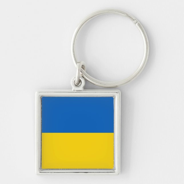 Ukrainian Flag (Ukraine) Keychain (Front)