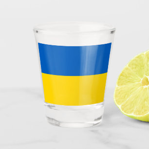 Ukrainian Flag (Ukraine) Shot Glass