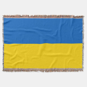 Ukrainian Flag (Ukraine)  Throw Blanket