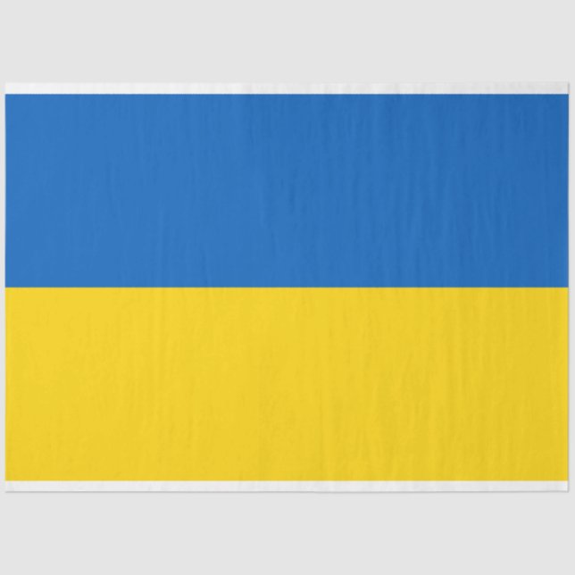 Ukrainian Flag (Ukraine) Tissue Paper (Front)