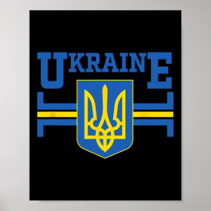 Ukrainian Flag Vintage Heritage 5 Poster