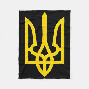 Ukrainian Flag Vintage Ukraine Flag  Fleece Blanket
