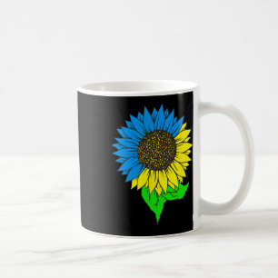 Ukrainian Flag With Sunflower Ukraine Coffee Mug