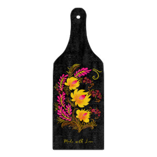 Ukrainian Floral Folk Art  Cutting Board