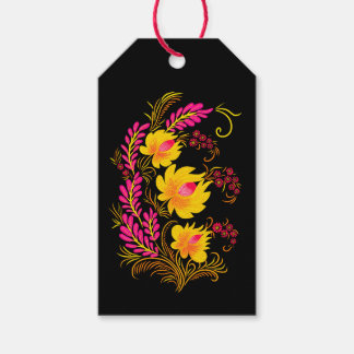 Ukrainian Floral Folk Art Gift Tags