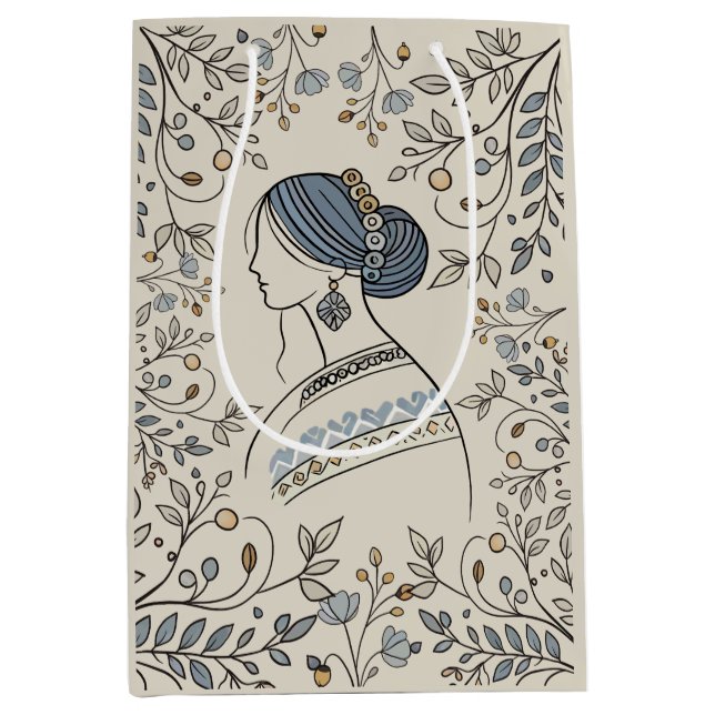 Ukrainian Folk Art Gift Bag (Front)